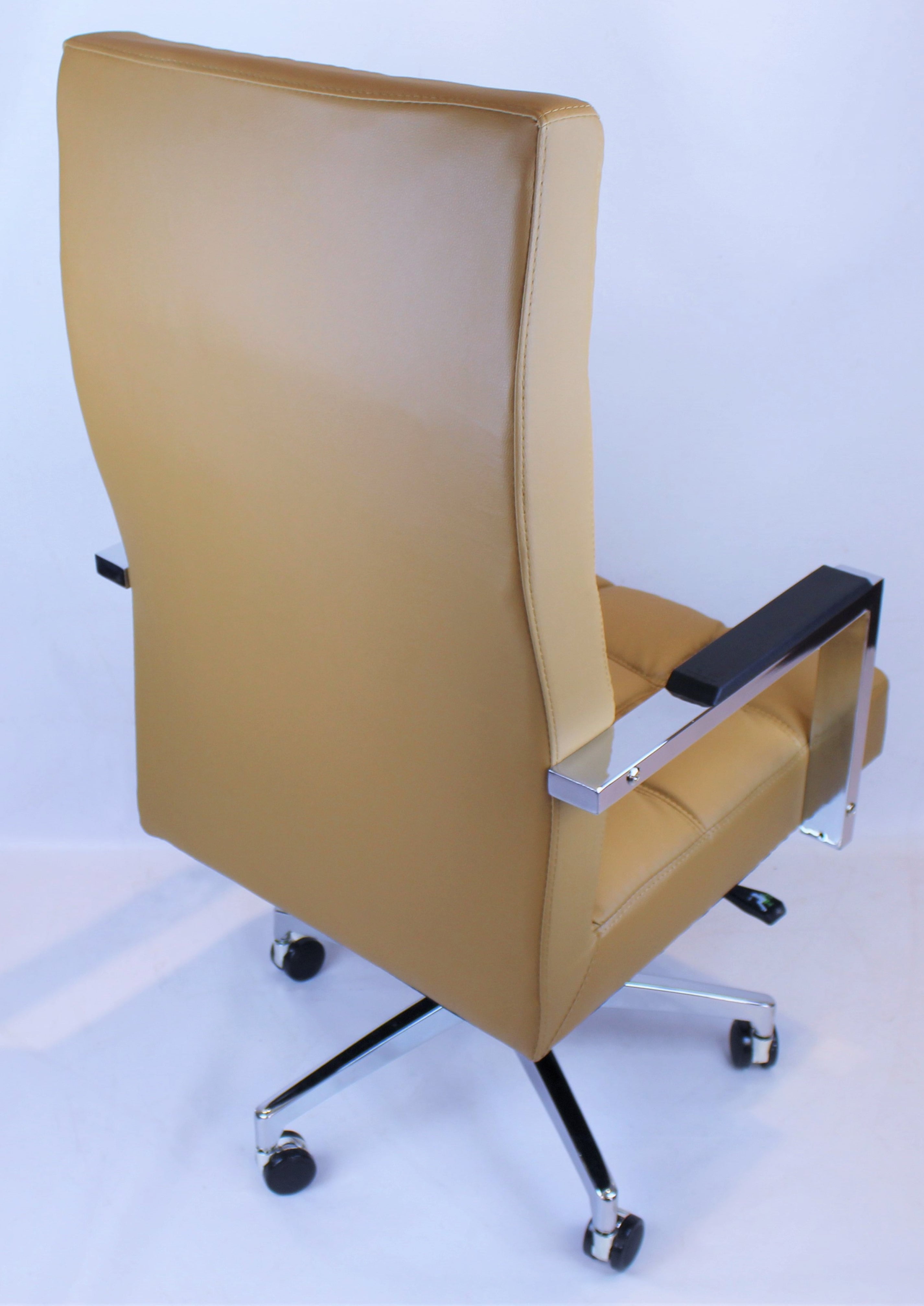 Executive Beige Leather Office Chair - ZM-A310 Beige